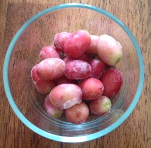 frozen grapes