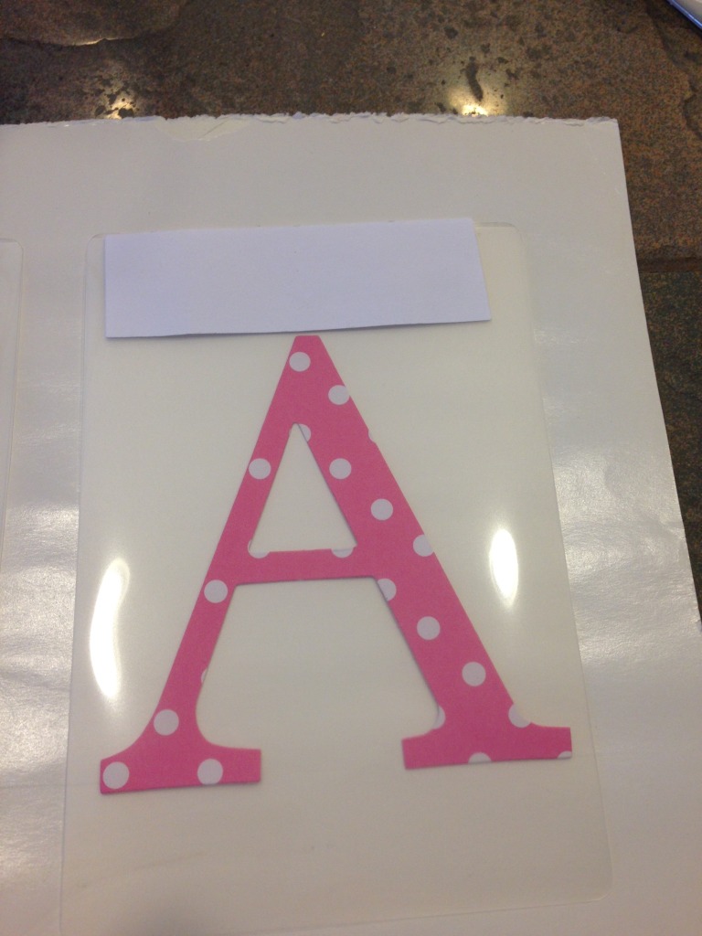 laminated letters