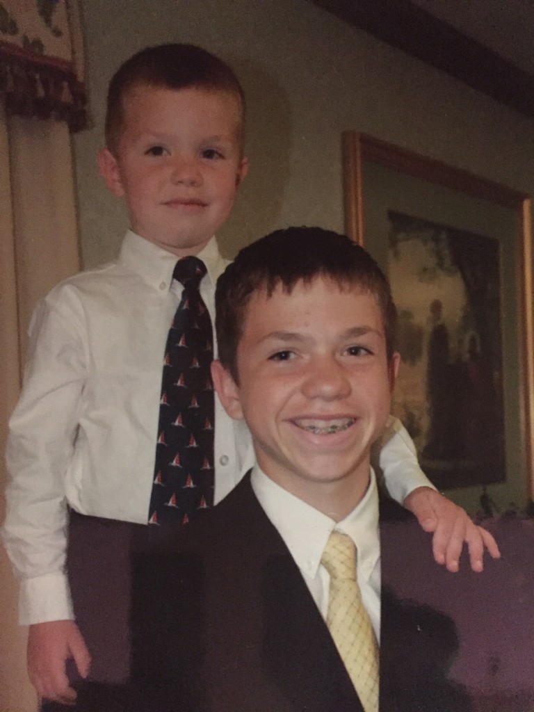 Little Pete with Big Bro Nate