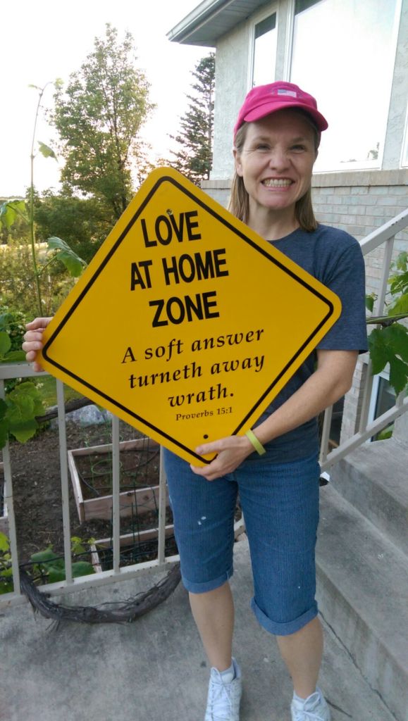 Love at Home Zone sign