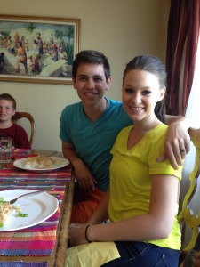 David and Beth birthday dinner 2015
