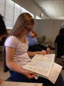 cramming for the driver's permit test