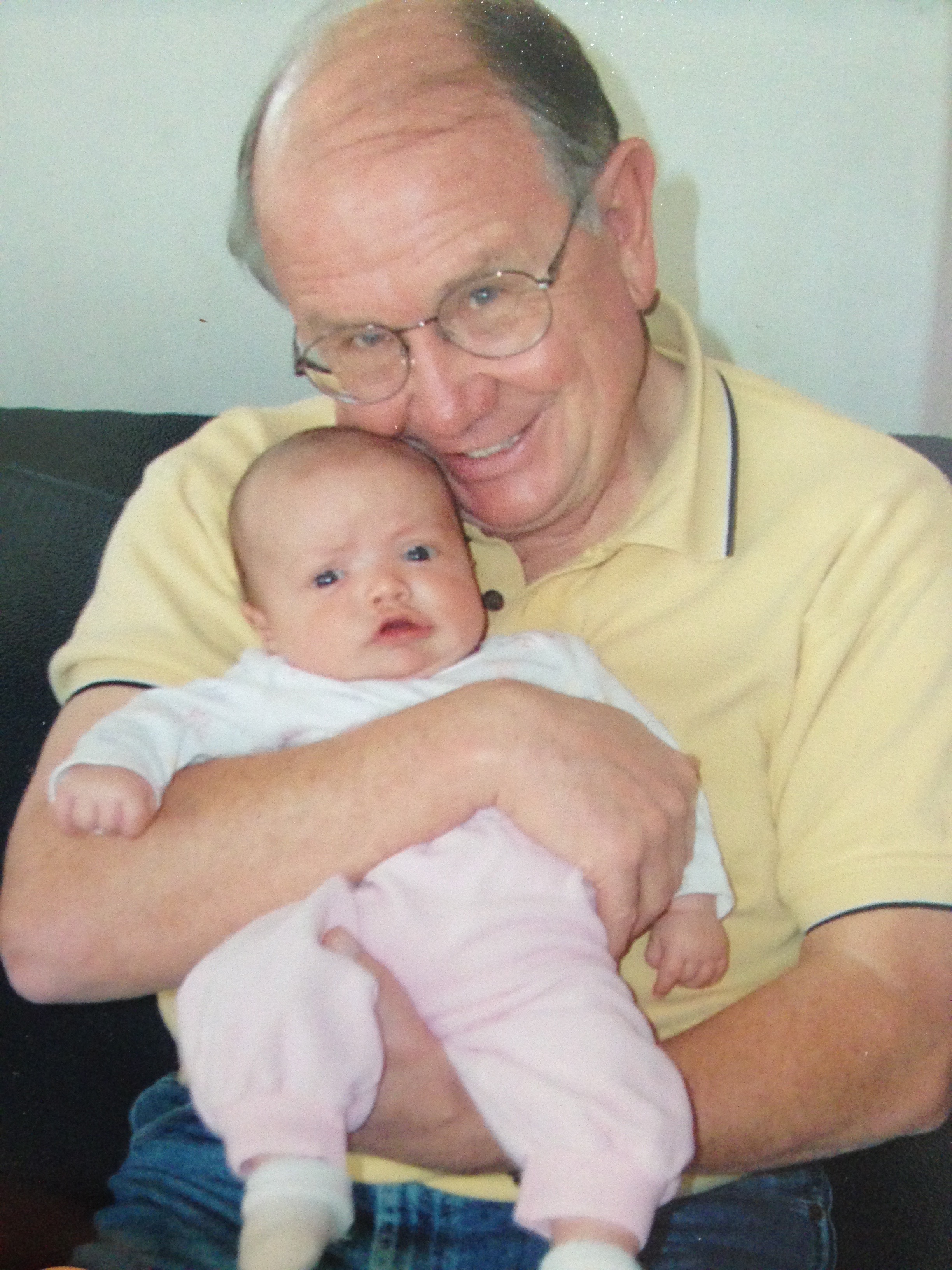 Grandpa Morley with Eliza