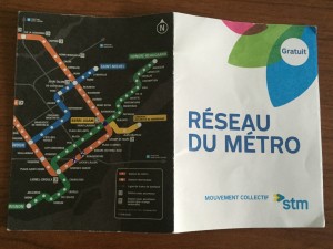 We took the metro to the hockey game.