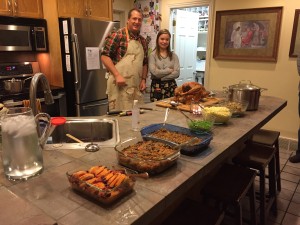 Lane and Sarah on Thanksgiving