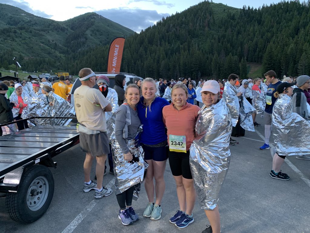 AF Canyon Run for Cancer starting area